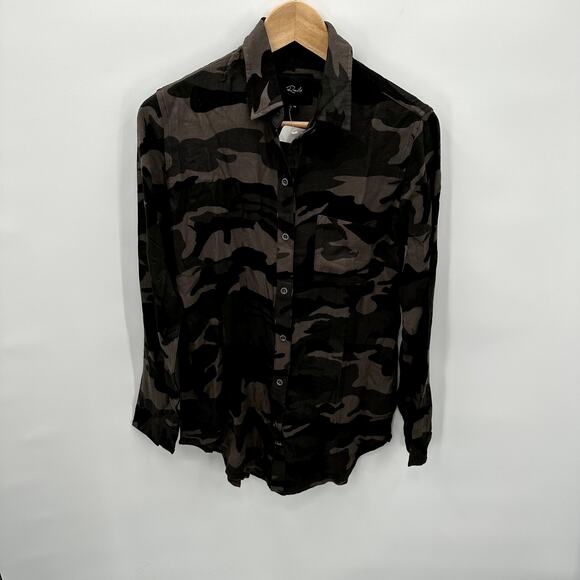 RAILS NWT Evereve Jordin Camo Button Down Shirt // XS - Picture 5 of 12